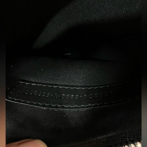 Balenciaga Smooth Calfskin Logo Small Everyday Backpack Light Rose Black - Picture 13 of 13
